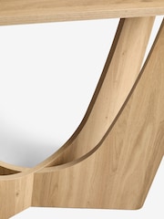 Natural Craft Wood Effect Console Table - Image 9 of 9