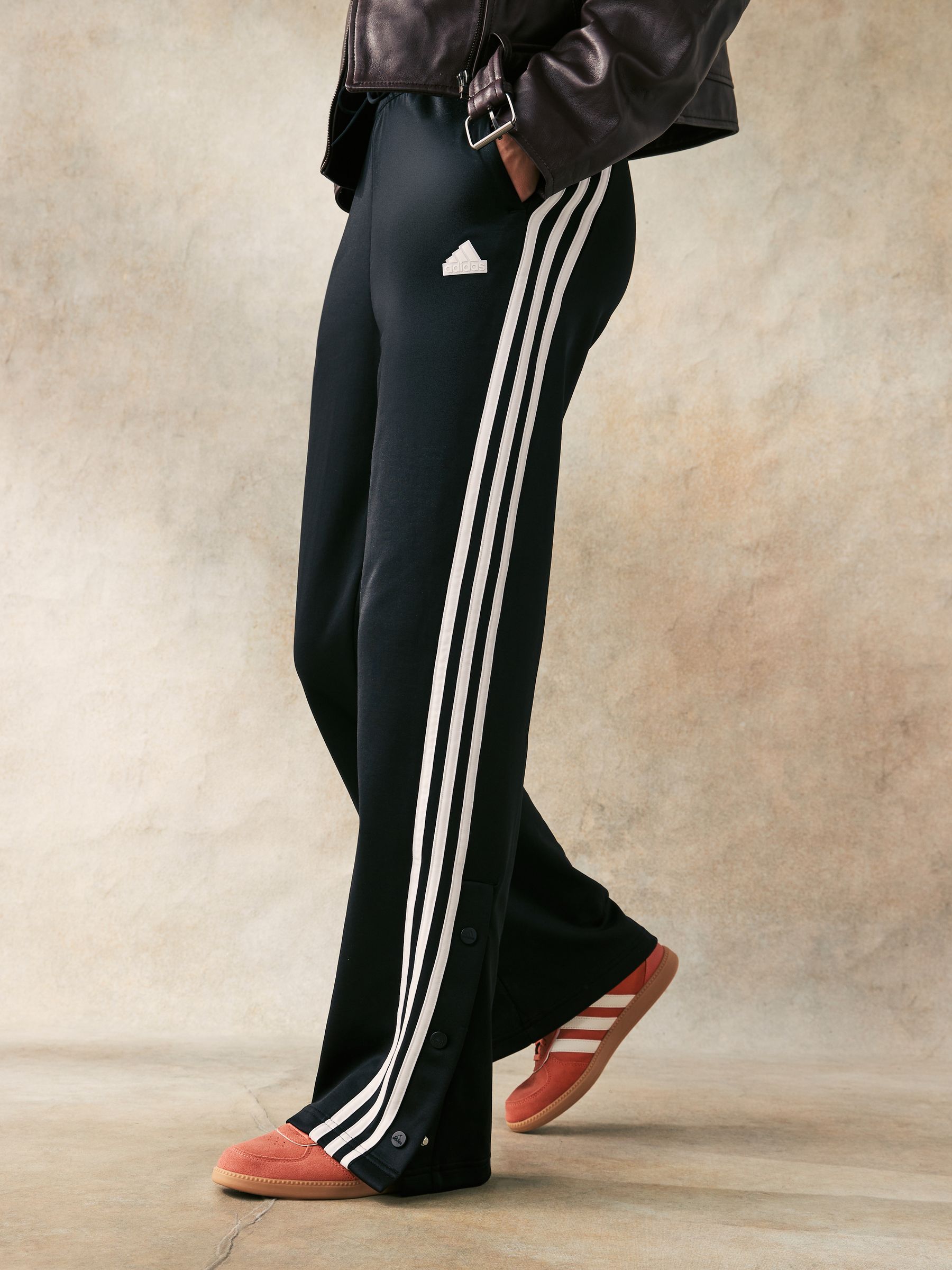 Adidas button sweatpants discount