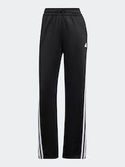 adidas Black Iconic 3 Stripe Button Joggers - Image 7 of 7