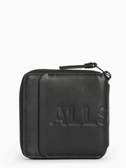 AllSaints Black Clymer Wallet - Image 1 of 6