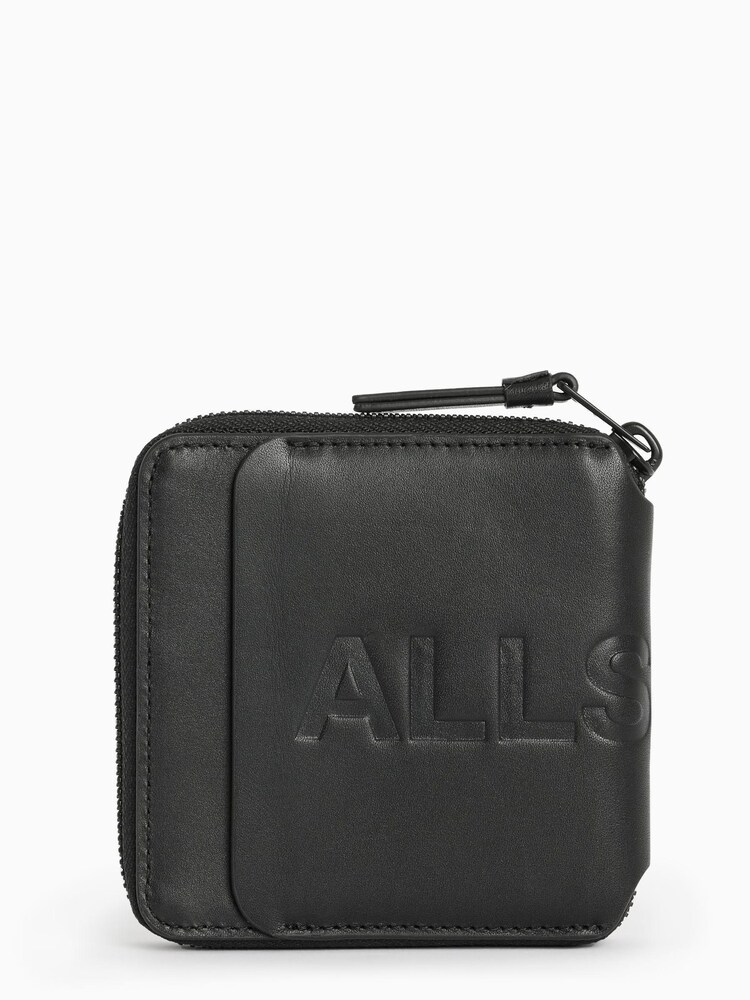 AllSaints Black Clymer Wallet - Image 1 of 6
