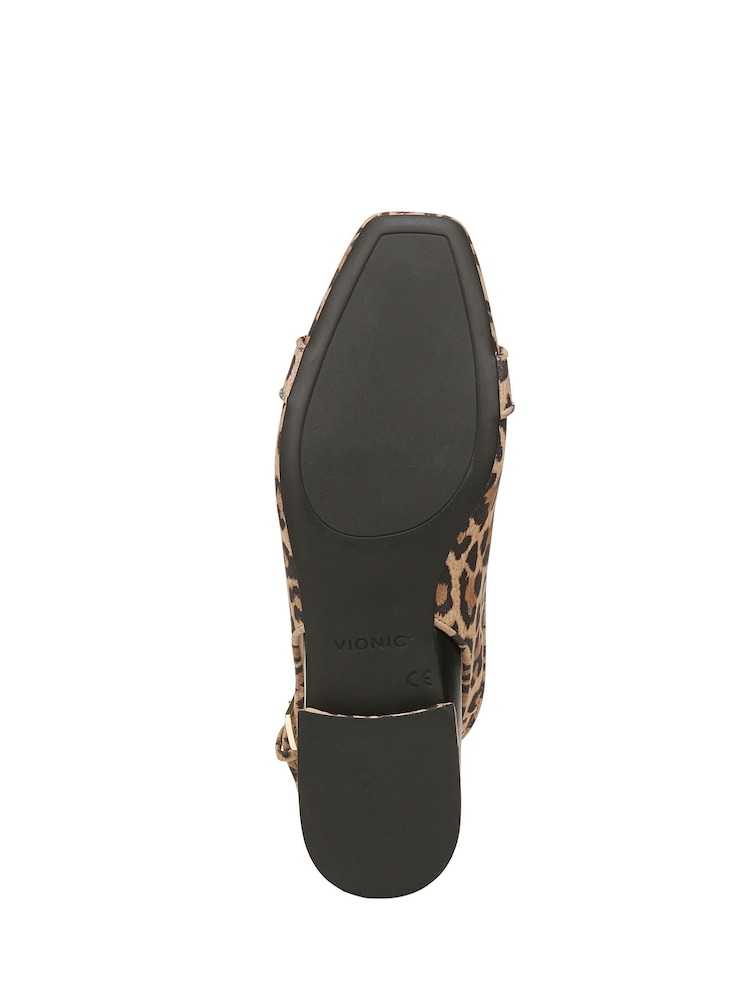 Vionic Lynda Leather Slingbacks Shoes - Image 6 of 6