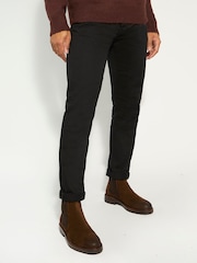 Dune London Tan Brown Cheltenham Brushed Chelsea Boots - Image 1 of 6