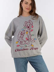 Brands In Disney & The Tramp Christmas Hugs Sweatshirt - Slika 1 od 3