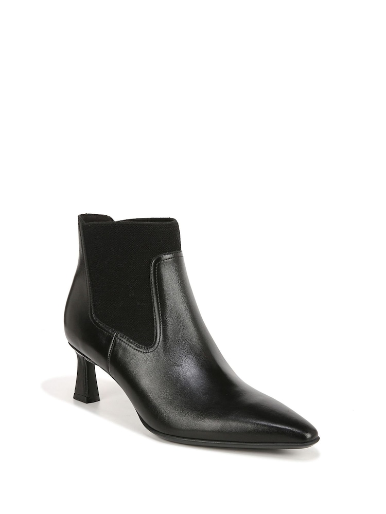 Naturalizer Daya Leather Ankle Black Boots - Image 2 of 7