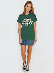 Brands In Disney Minnie Mouse Holly Jolly Christmas T-Shirt - صورة 2 من 5