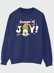 Brands In Disney Minnie Mouse Holly Jolly Christmas Sweat Tops - صورة 2 من 4