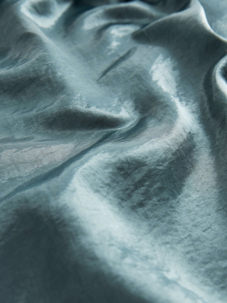 Green Long Length Satin Skirt - Image 5 of 5