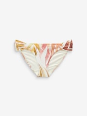Ecru Leaf High Leg Bikini Bottoms - Image 5 of 5