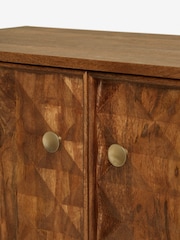 Dark Lloyd Mango Wood Small Sideboard - Image 10 of 10