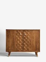 Dark Lloyd Mango Wood Small Sideboard - Image 3 of 10