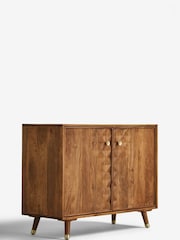 Dark Lloyd Mango Wood Small Sideboard - Image 8 of 10