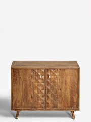 Dark Lloyd Mango Wood Small Sideboard - Image 9 of 10