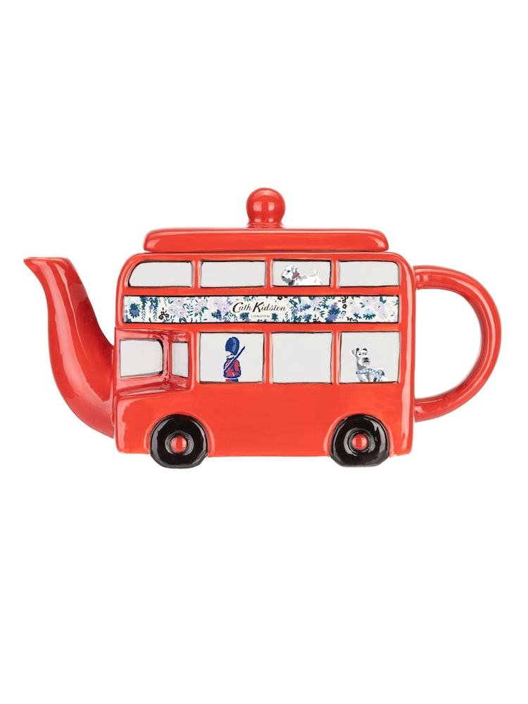 Cath Kidston Red London Bus Teapot - Image 2 of 4 Cath Kidston Red London Bus Teapot - Image 2 of 4