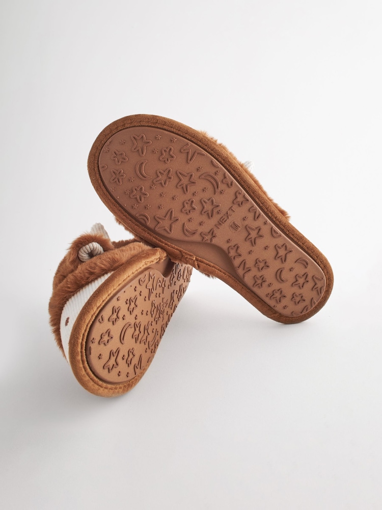 Brown Hamish The Highland Cow Mule Slippers - Image 7 of 7