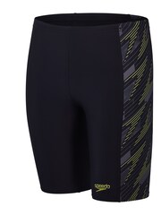 Speedo Black Boys HyperBoom Panel Jammer Swim Shorts - Image 1 of 5