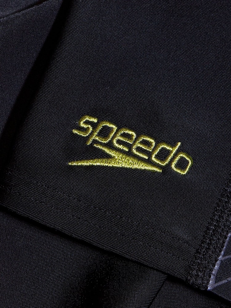 Speedo Black Boys HyperBoom Panel Jammer Swim Shorts - Image 5 of 5