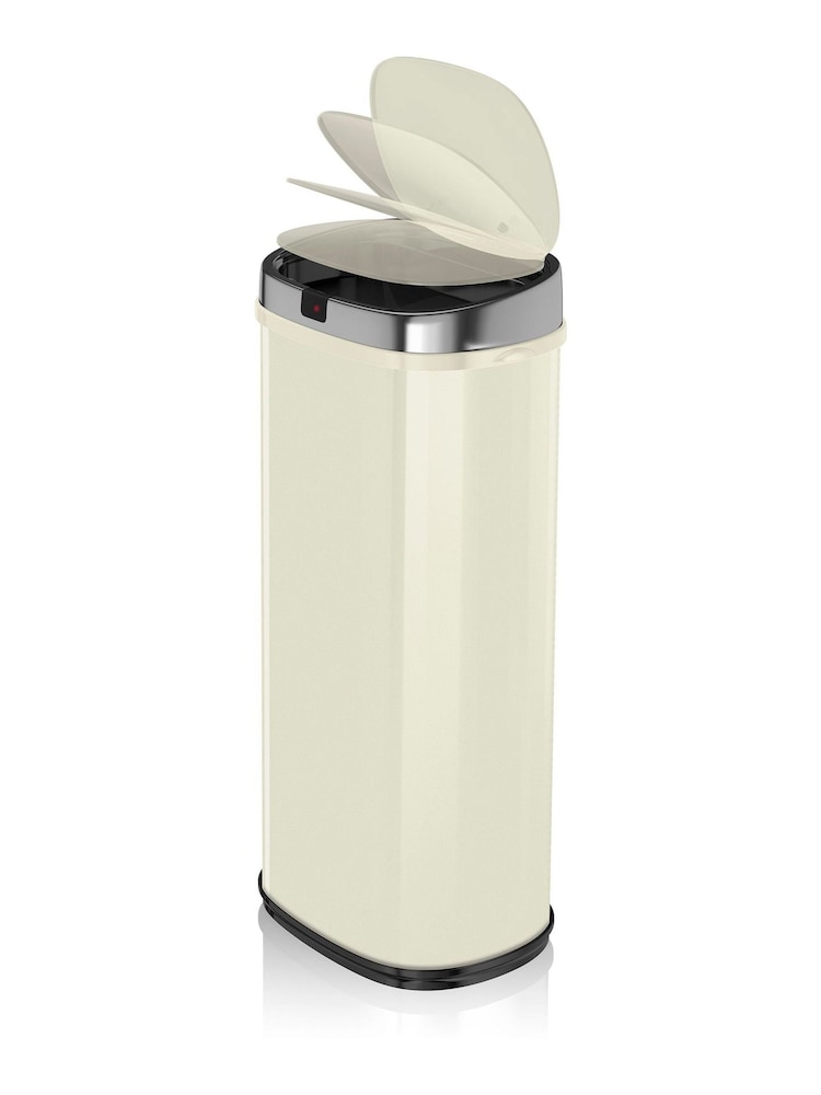 Morphy Richards Cream 50L Square Sensor Bin - Image 4 of 4