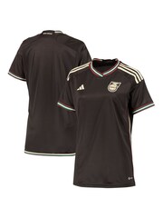 adidas Brown 2023 Jamaica Away Shirt Womens - Image 1 of 3