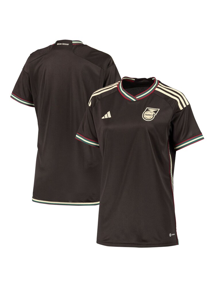adidas Brown 2023 Jamaica Away Shirt Womens - Image 1 of 3