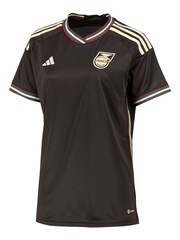 adidas Brown 2023 Jamaica Away Shirt Womens - Image 2 of 3