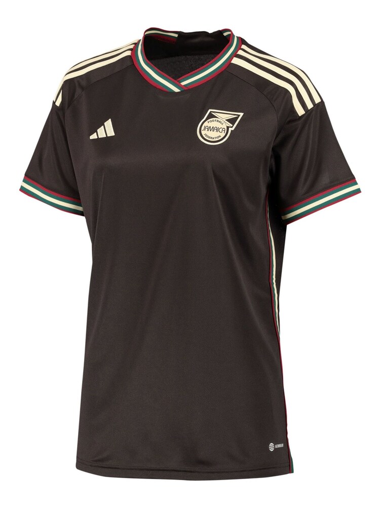 adidas Brown 2023 Jamaica Away Shirt Womens - Image 2 of 3