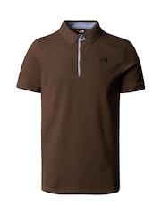 The North Face Brown Premium Pique Polo Shirt - Image 2 of 3