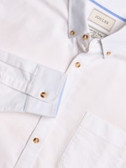 Joules Oxford White Long Sleeve Classic Fit Shirt - Image 1 of 10