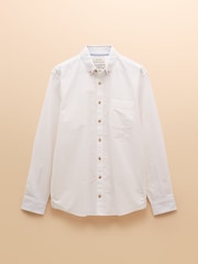 Joules Oxford White Long Sleeve Classic Fit Shirt - Image 10 of 10