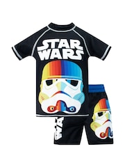 Character Black Star Wars Stormtrooper Swim Set - Image 1 of 3