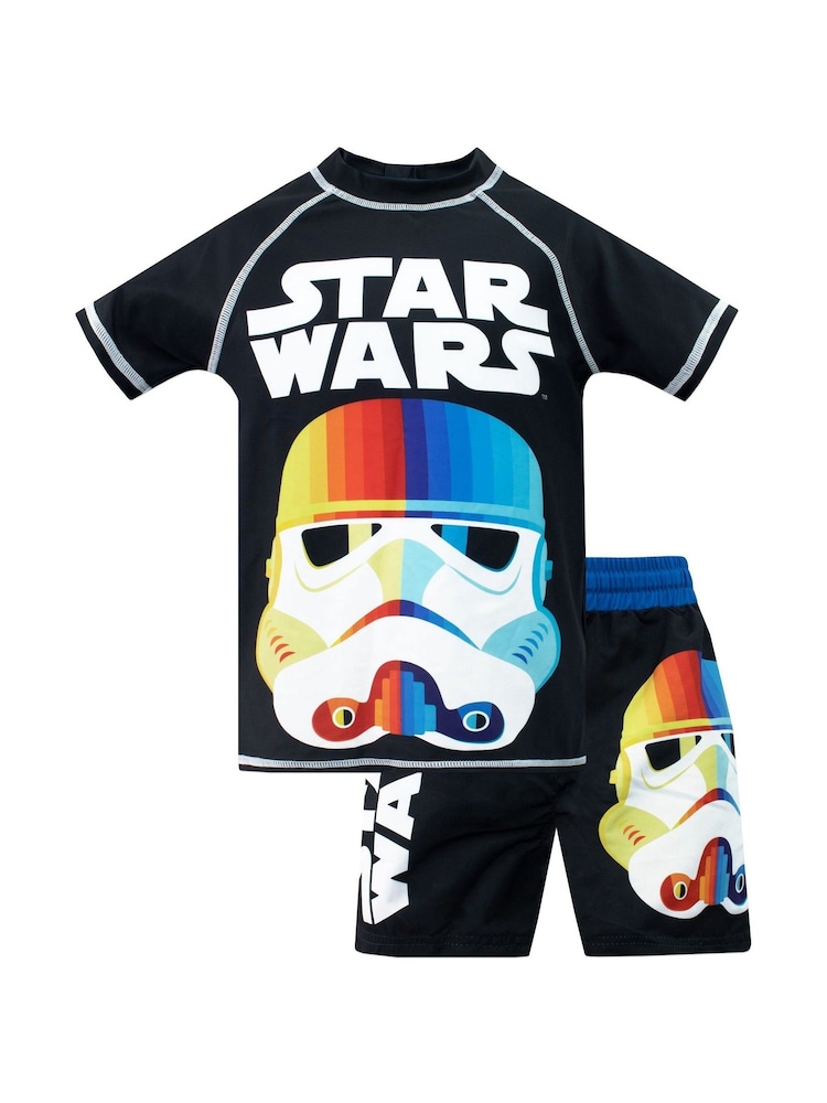 Character Black Star Wars Stormtrooper Swim Set - Image 1 of 3