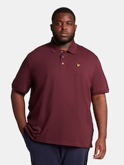 Lyle & Scott Burgundy Red Big Polo Shirt - Image 1 of 5