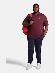Lyle & Scott Burgundy Red Big Polo Shirt - Image 4 of 5