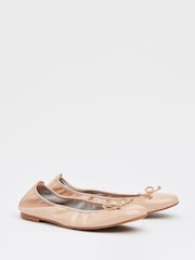 LK Bennett Brown Trilly Ballerina Pumps - Image 2 of 4