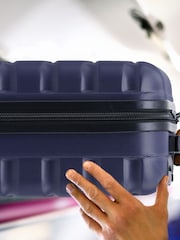 Azul - Maleta de cabina rígida Easyjet de 45x36x20 cm para debajo del asiento con 2 ruedas de Flight Knight - Imagen 7 de 9