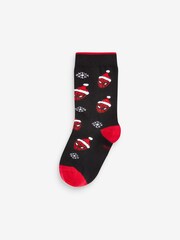 Marvel Avengers Christmas Black/Grey License Socks 3 Pack - Image 3 of 4