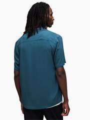 AllSaints Blue Venice Shirt - Image 2 of 5