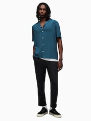 AllSaints Blue Venice Shirt - Image 3 of 5