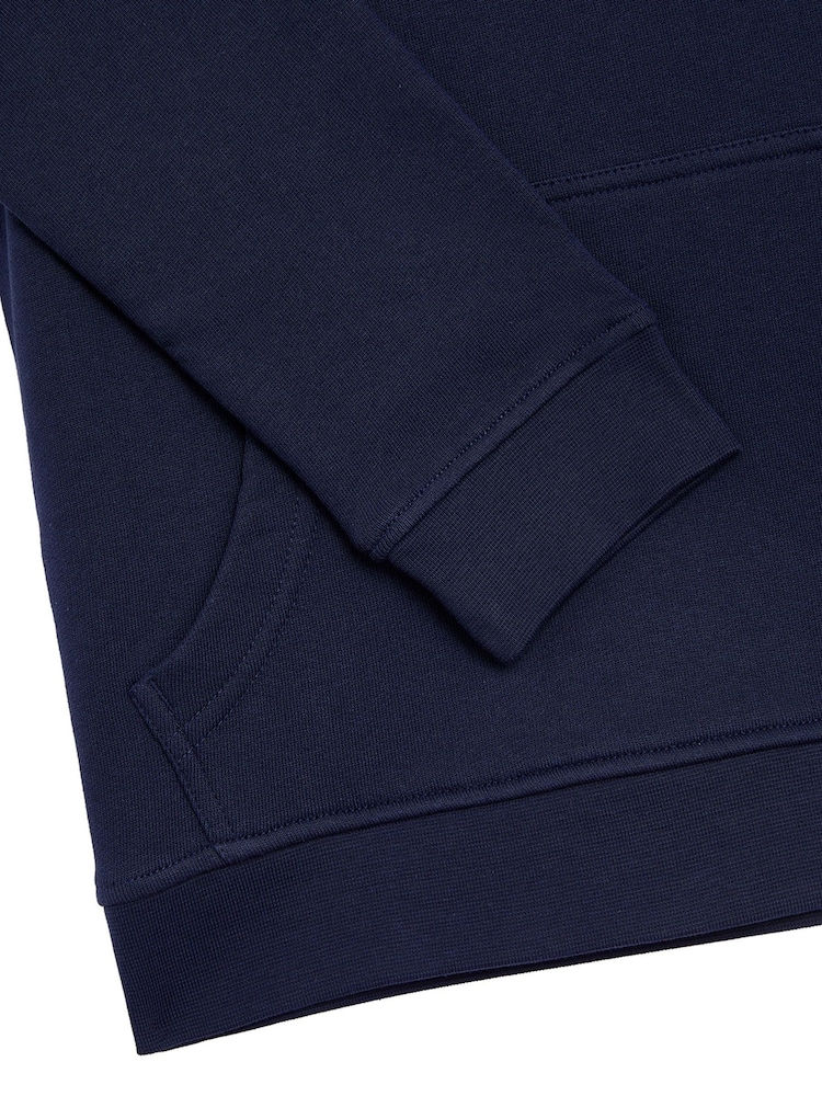 Granatowy - Chłopięca bluza dżersejowa z kapturem Lyle & Scott, 100% bawełna - Image 4 of 5