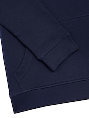 Mornarsko modra - Fantovski kapucar iz džersija Lyle & Scott - Slika 6 iz 7