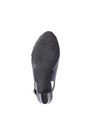 Pavers Blue Pavers Slingback Heeled Black Sandals - Image 5 of 5