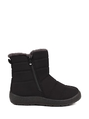Pavers Wide Fit Weather Black Boots - Image 1 of 5