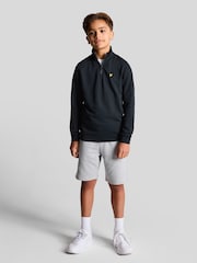 Lyle & Scott Navy Boys Half Zip 100% Cotton Sweatshirt - Image 2 of 5