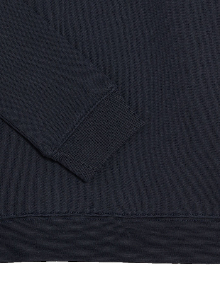 Lyle & Scott Navy Boys Half Zip 100% Cotton Sweatshirt - Image 5 of 5