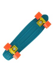 Decathlon Blue Cruiser Skateboard Yamba 100 Blue/Coral Oxelo - Image 1 of 3