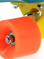 Decathlon Blue Cruiser Skateboard Yamba 100 Blue/Coral Oxelo - Image 2 of 3