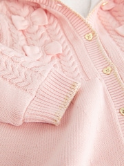 Baker by Ted Baker Cream Knitted Coatigan - Image 12 of 12