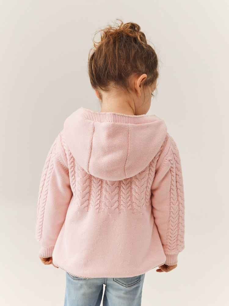 Baker by Ted Baker Cream Knitted Coatigan - Image 2 of 12