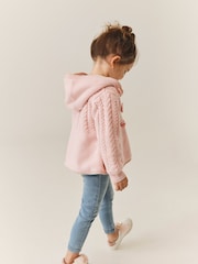 Baker by Ted Baker Cream Knitted Coatigan - Image 3 of 12