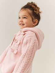 Baker by Ted Baker Cream Knitted Coatigan - Image 6 of 12